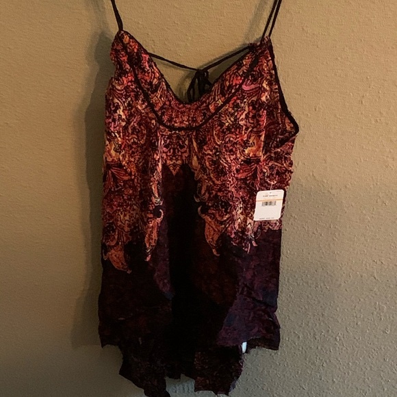 NWT Free People Way You Walk Patterned Cami Small - Picture 4 of 6